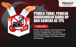 Infografis Pemilih Turki Dilarang Bawa HP dan Kamera ke TPS