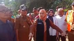 Cek Jembatan Ambruk di Pandeglang, Bupati Irna Narulita Targetkan Agustus Selesai Diperbaiki