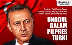Infografis Komentar Erdogan Unggul di Pilpres Turki