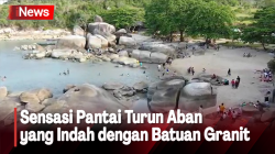  Menikmati Keindahan Pantai Turun Aban di Bangka dengan Hamparan Batu Granit