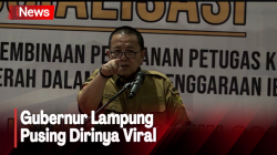  Pusing Dirinya Viral, Gubernur Lampung Minta Wartawan Matikan Kamera