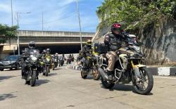 Siap Eksplorasi Kalimantan, Peturing Lintas Negara Mario Iroth Berbagi Pengalaman dengan Komunitas Honda CB150X