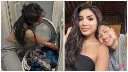 Sambil Nyuci Baju, Millen Cyrus Curhat Susahnya Jadi Ibu Rumah Tangga: Enggak Gampang Ternyata