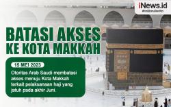 Infografis Pemerintah Arab Saudi Batasi Akses ke Kota Makkah 