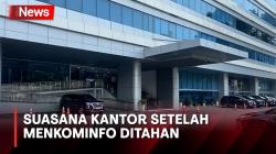 Johnny G Plate Ditahan Kejagung, Beginilah Suasana Kantor Kominfo