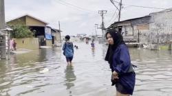 Banjir Rob Terjang Medan Belawan, Jalan dan Ribuan Rumah Warga Tergenang Air