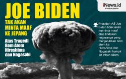 Infografis Joe Biden Tak Akan Minta Maaf ke Jepang