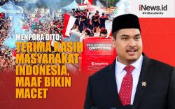 Infografis Menpora Dito Minta Maaf karena Pawai Juara Timnas Indonesia U-22 Bikin Macet