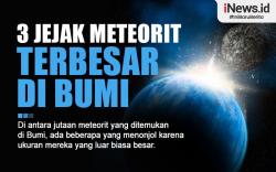 Infografis: Inilah 3 Jejak Meteorit Terbesar yang Pernah Ditemukan di Bumi 