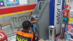 Aksi Pencuri Bobol ATM Minimarket di Jamanis Tasikmalaya Terekam CCTV<