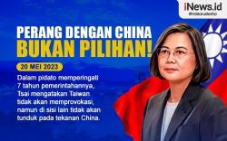 Infografis Taiwan Hindari Perang dengan China