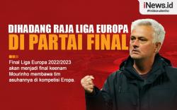 Infografis Jose Mourinho Diadang Raja Liga Europa di Final