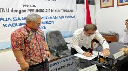  Sediakan Air Bersih Curah untuk Masyarakat Cirebon, PJT II Mou dengan Perumda Tirta Jati<