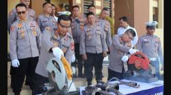 Polisi Musnahkan 38 Knalpot Brong di Aceh Jaya, Hasil Sitaan sejak Januari-Mei