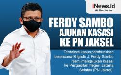 Infografis Ferdy Sambo Ajukan Kasasi ke PN Jaksel