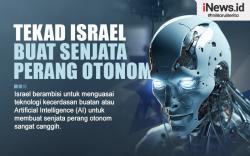 Infografis Tekad Israel Buat Senjata Perang Otonom, Bikin Sistem Bertempur Makin Canggih