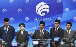 Mahfud MD Lantik Empat Pejabat Eselon I Kemenkominfo