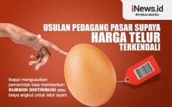 Infografis Usulan Pedagang Pasar supaya Harga Telur Terkendali
