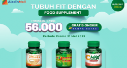 Jaga Kesehatan dengan Nutrimax, Dapatkan Potongan hingga Rp56.000 + Gratis Ongkir di AladinMall!