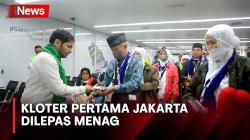 393 Jamaah Haji Kloter Pertama Embarkasi Jakarta Dilepas Menag di Bandara Soetta