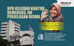 Infografis Penjelasan Mensos Risma Soal Penggeledahan Kantor Kemensos