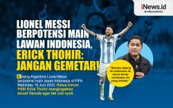 Infografis Lionel Messi Berpotensi Main Lawan Indonesia di FIFA Matchday