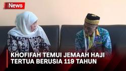Gubernur Khofifah Temui Harun, Jemaah Calon Haji Tertua Berusia 119 Tahun