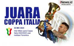 Infografis Inter Milan Juara Coppa Italia 2023
