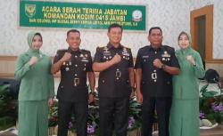 Letkol Arm Eko Pristiono Jabat Dandim Jambi, Ini Pesan Danrem 042 Garuda Putih