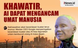 Infografis Bukan Hanya Elon Musk, Mantan Bos Google Khawatir AI Mengancam Umat Manusia