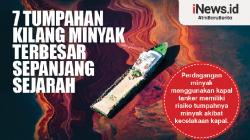 Infografis 7 Tumpahan Kilang Minyak Terbesar Sepanjang Sejarah