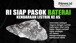 Infografis RI Siap Pasok Baterai Kendaraan Listrik ke AS