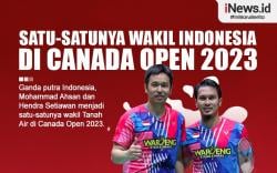 Infografis Ahsan/Hendra Satu-satunya Wakil Indonesia di Canada Open 2023