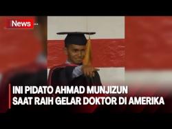 Membanggakan! Ini Pidato Menyentuh Mahasiswa Asal NTB saat Sabet Gelar Doktor di Amerika