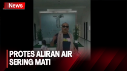  Aksi Viral Sekeluarga di Malang Mandi di Kantor PDAM sebagai Protes Aliran Air Sering Mati