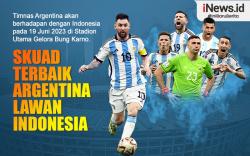 Infografis Argentina Bawa Skuad Terbaik Lawan Timnas Indonesia