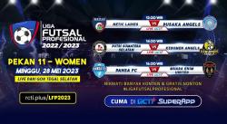 Link Live Streaming Liga Futsal Profesional 2023: Ada Netic Ladies Vs Pusaka Angels