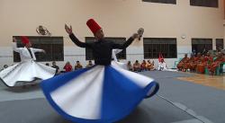 Tarian Sufi Remaja Muslim Sambut 32 Biksu Thudong di Gereja Santo Antonius Padua Kendal