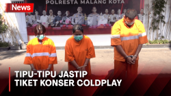 Komplotan Penipuan Jual Tiket Coldplay Diringkus di Malang