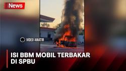 Mobil Terbakar saat Isi BBM di SPBU Gunungkidul, 3 Unit Damkar Diterjunkan