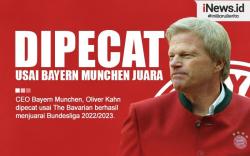 Infografis Oliver Kahn Dipecat usai Bayern Munchen Juara