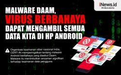 Infografis: Waspada Malware Daam Bisa Mengambil Data Rahasia di HP Android