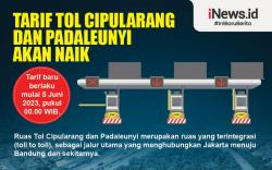  Infografis Kenaikan Tarif Tol Cipularang dan Padaleunyi Mulai 5 Juni 2023