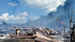Kebakaran di Sumbawa, 24 Rumah Ludes Rata dengan Tanah