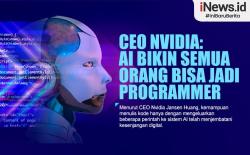 Infografis: CEO Nvidia: AI Bikin Semua Orang Bisa Jadi Programmer dan Menutup Kesenjangan Digital 