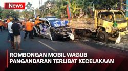 Iring-iringan Mobil Wagub Pangandaran Terlibat Kecelakaan Beruntun di Ciamis<
