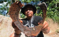 Penemuan Fragmen Peninggalan Era Mataram Kuno