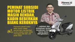 Infografis Peminat Subsidi Motor Listrik Masih Rendah, Kadin Beberkan Biang Keroknya
