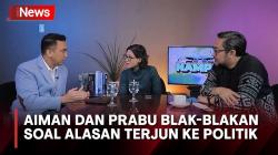 Dari Jurnalis ke Politisi, Aiman Witjaksono dan Prabu Revolusi Sebut Banyak Pertaruhan