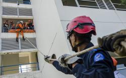 Simulasi Penanganan Gempa Sesar Lembang